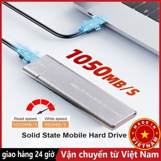 Khuyến mãi Hộp đựng ổ cứng ngoài M2 NVME SSD USB 3.1 Type C 10Gbps-Tương thích Mac và Windows PC tiện lợi chất lượng cao