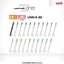 Mitsubishi Pencil Gel Ballpoint Pen Uni-ball One 0.38 Bordeaux Black, 10 pieces, Box UMNS38.60.- Direct from Japan
