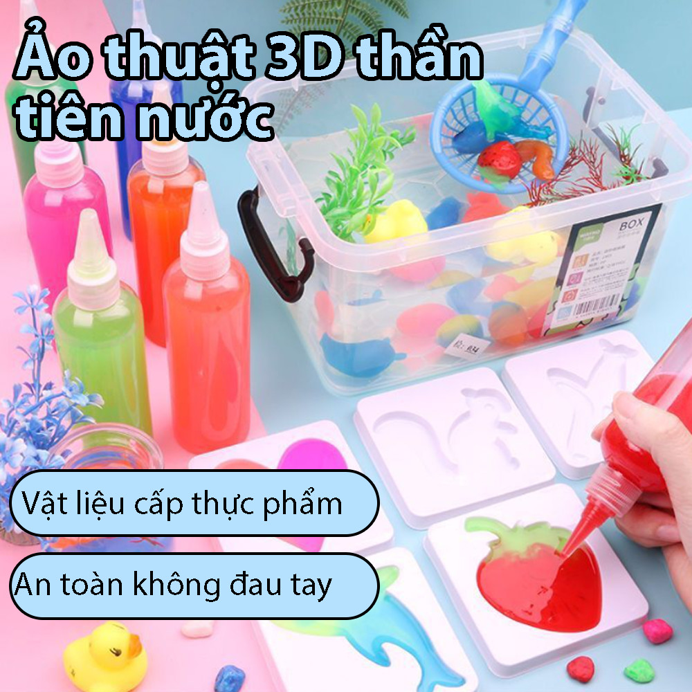 Magic Water Spirit Toy Kids Magical Water Baby Set Children's Solution DIY Making Materials