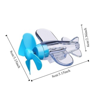 【COD】với đèn LED máy bay Mini an toàn dính không dấu vết, phát điện gió Thời trang năng lượng gió Trang trí máy bay nhỏ