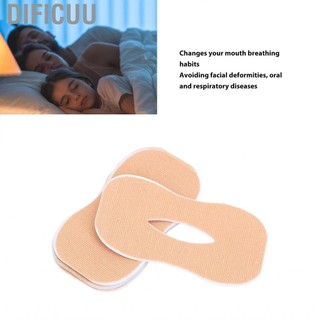 Dificuu Dificuu Sleep Mouth Mouth Tape Fabric Fabric Breathe Tháo ngáy Ngủ Ngăn ngừa Bệnh hô hấp Trẻ em Dải ngủ 50 PC cho đêm (màu da)