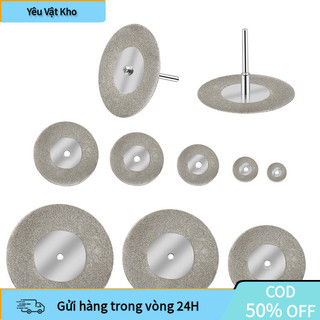 【COD】Đầu Cắt Kim Cương 10 Cái – Lắp Máy Khoan, Máy Mài, Cắt Đa Năng Gạch Đá Inox Chuẩn Xác