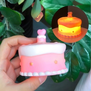 Mới Hiện Đại Phổ Biến Bánh Sinh Nhật Đèn Ngủ Silicon Dễ Thương Sáng Tạo Quà Tặng Sinh Nhật Cho Trẻ Em