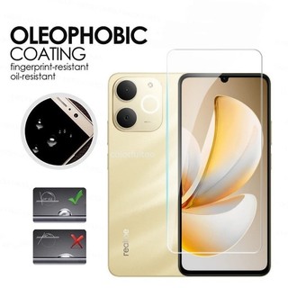Kính cường lực phía trước 2 trong 1 cho Realme Note 70 70T 60 60X Note60 Note70T 4G 5G 2025 Full Cover Full Keo Bảo vệ màn hình trong suốt Mặt sau Phim bảo vệ ống kính máy ảnh cho Note60X