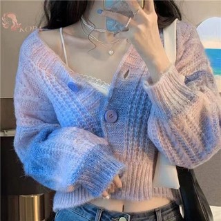 KOPA Gradient Nhiều màu sắc Mohair Sợi cầu vồng nhiều màu 165 mét Sợi mềm dệt tay để đan móc áo len VN