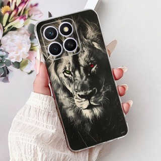 Ốp Chống Sốc Cho Honor X8c Ốp Lưng ABR-LX1 ABR-LX2 ABR-LX3 Vỏ Điện Thoại Sang Trọng Drgon Cá Chép Phim Hoạt Hình Cho HonorX8c Ốp Lưng