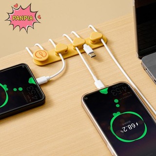 [PNPIA] Quản lý tổ chức cáp Giá đỡ dây cáp USB linh hoạt Cuộn dây silicon nhỏ gọn cho bàn phím chuột Bảo vệ tai nghe VN