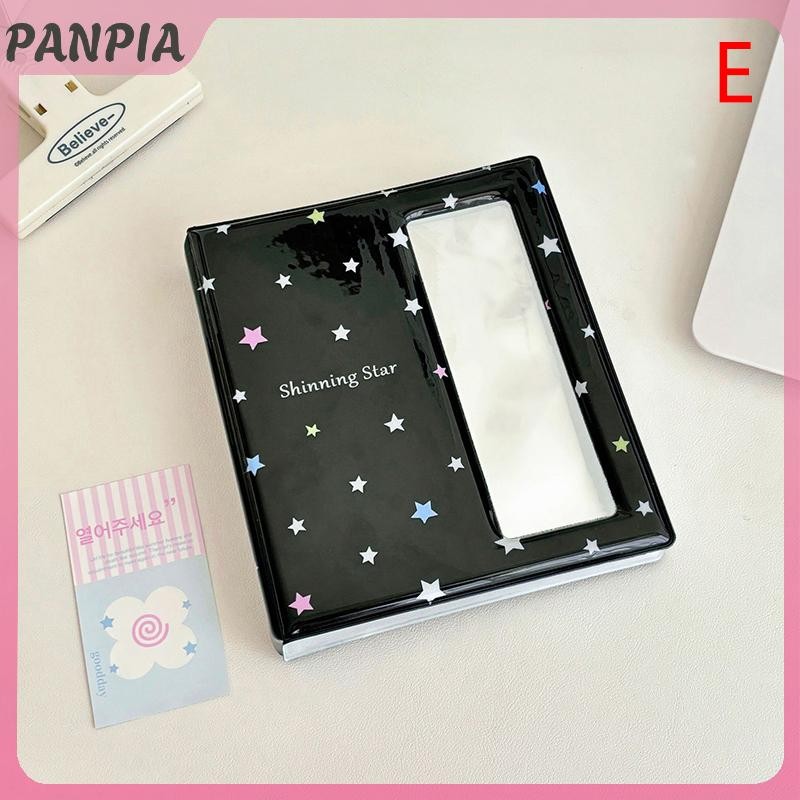 PANPIA-Cartoon Photo Booth Album Cho 40 Chiếc 2x6 Inch Dải Ảnh Đánh Dấu Trang 20 Chiếc 4x6 4R Giá Đỡ Ảnh Thẻ Nhỏ Lưu Trữ Sách