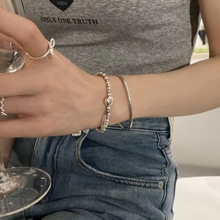 Vòng tay bạc 925 thiết kế mặt cười, phụ kiện thời trang dành cho nữ, phù hợp làm quà tặng