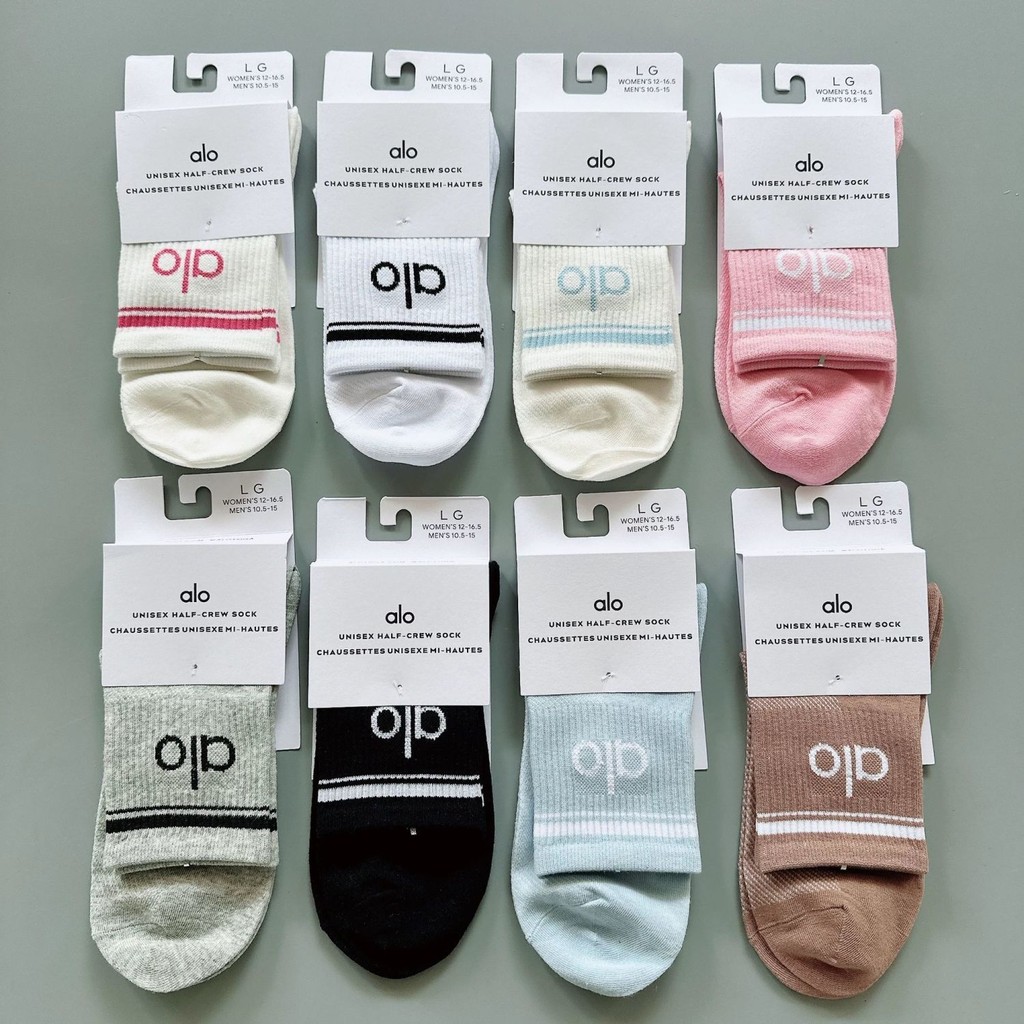 Tập Yoga Tất Cotton Dài - Thấm Mồ Hôi & Thông Khí, Phù Hợp Cho Pilates