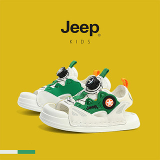 JEEP Sandal đi biển trẻ em 2025, thoáng khí, phong cách mới, phù hợp bé trai/bé gái, kiểu Baotou