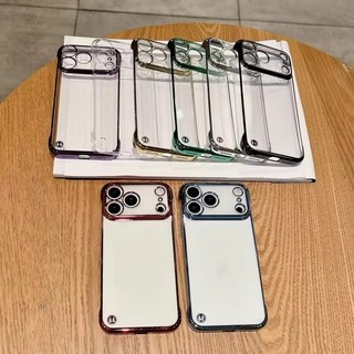 [JLK] Ốp Điện Thoại Trong Suốt Không Khung Mạ Cho iPhone 17Air 17 Pro Max Làm Mát Mỏng Trong Suốt Bìa Cứng