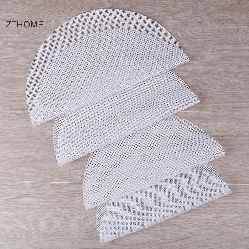 ZTHOME Tròn Chống Dính Silicon Lưới Vải Nướng Bánh Lót Hấp Miếng Lót Bánh Bao Buns Thảm HOT