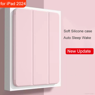 Ốp Lưng Đứng Bằng Da Silicon Mềm Trifold Cho Honor Pad GT Pro 12.3 MagicPad 2 12.3 Pad 9 9Pro 12.1 8 12 MagicPad 13 X9 X8 Pro 11.5 X8 Lite X8a 11 2024 Tự Động Ngủ Đánh Thức