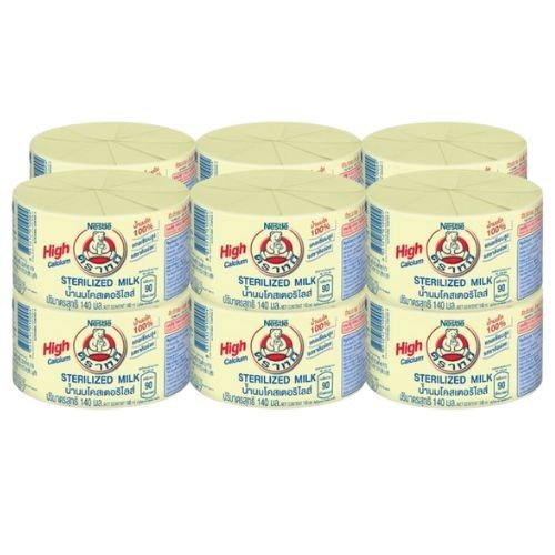 Lốc 12 lon sữa gấu Nestle lon 140ml