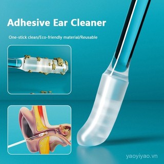 Dính Tai Swabs Chọn Có Thể Tái Sử Dụng Máy Làm Sạch Tai Silicon Mềm Dụng Cụ Tẩy Ráy Tai Cho Người Lớn Tuổi Trẻ Em