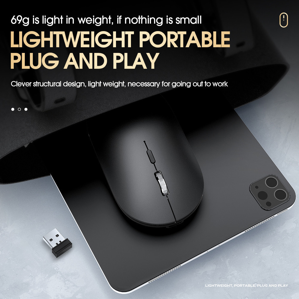 Chuột bluetooth 5.0 X2 cho điện thoại máy tính bảng laptop bằng hợp kim tích hợp sạc tốc độ cao