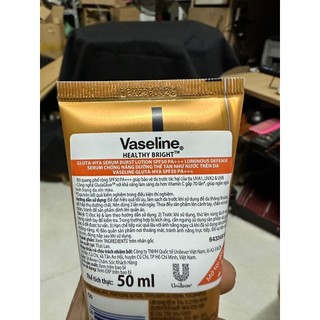 Serum chống nắng Vaseline GLUTA HYA SPF50 50ml