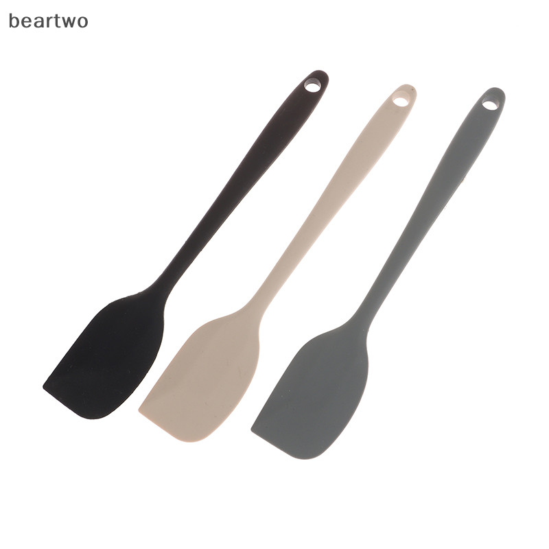 < Beartwo > 1 Thìa Silicon Cấp Thực Phẩm Cho Dụng Cụ Cạo Nướng Bánh Thìa Nấu Chịu Nhiệt Máy Rửa Bát An Toàn Và Đẹp