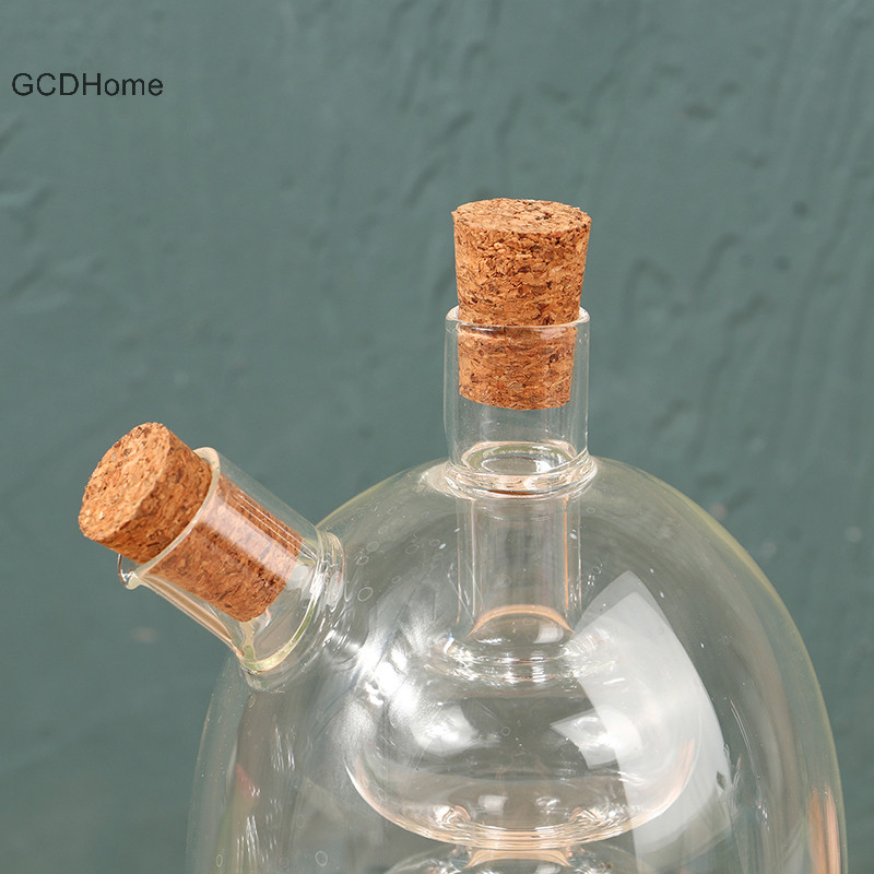 Gcdhome 1 2 Trong 1 Chai Hai Lớp Nước Sốt Dầu gar Chai Thủy Tinh Gia Vị Kín Nhà Bếp Bảo Quản Chai Lọ Dụng Cụ Nhà Bếp HOT