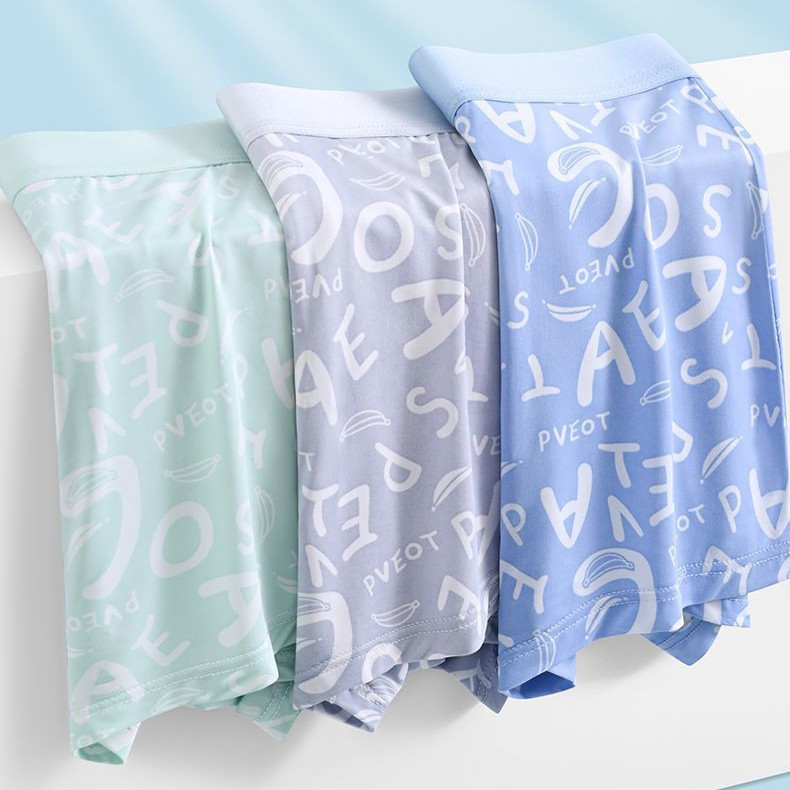Ảnh Ecmn Nam Mùa Hè Slim Fit Boxer Quần Đùi Ice Silk Thanh Niên Kháng Khuẩn Thể Thao Boxer Quần Lót 3