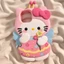 Ốp Lưng Iphone Silicon Mềm Iphone 14 Pro Max Dễ Thương Hello Kitty Flower Full Body Chống Sốc Bảo Vệ Cho IPhone 16 15 14 13 12 11 Pro Max XR
