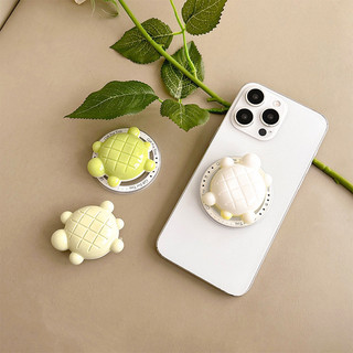 Phim Hoạt Hình Rùa Tròn Từ Tính Giá Đỡ Điện Thoại Cho Magsafe Case Và IPhone 15 14 13 12 Pro Max 14 Plus Có Thể Gập Lại Pop Ring Grip Co Giãn Để Bàn Màu P2