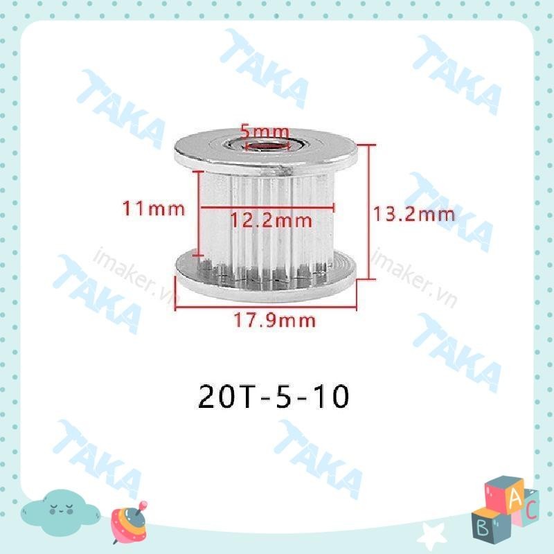 Pulley ròng rọc GT2 Có Răng - Trục 5mm Bản 10mm - TaKa DiY | Shopee ...
