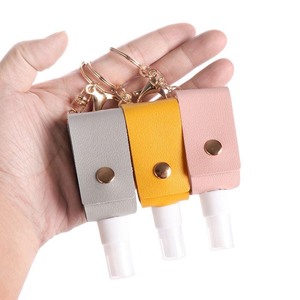 Bình xịt có thể đổ lại DAYBREAK, Bình xịt nước hoa di động 30ml, PU du lịch có móc khóa Chai rỗng Mini