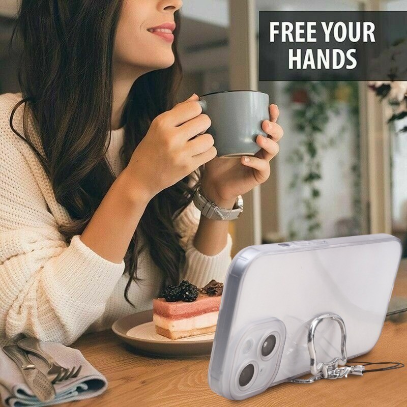 Giá đỡ điện thoại hình mèo dễ thương có dây buộc Giá đỡ chân đế gấp chống rơi có dây đeo cổ tay Dây cầm tay quyến rũ