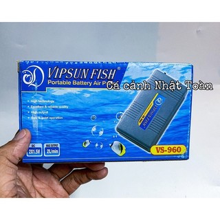 Máy tạo Oxy bằng pin cho bể cá Vipsun Vs960