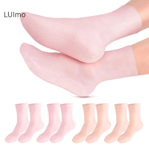 Luimo 1 Sử Dụng Tại Nhà Tất Chăm Sóc Bàn Chân Silicon Dưỡng Ẩm Gel Gót Tất Chăm Sóc Bàn Chân Bảo Vệ Chống Nứt SBS