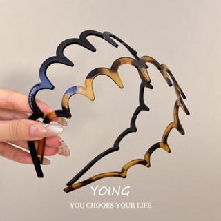 Yoing / đơn giản Thời trang phù hợp với mọi phong cách Niche Wave Headband Phụ kiện tóc nữ