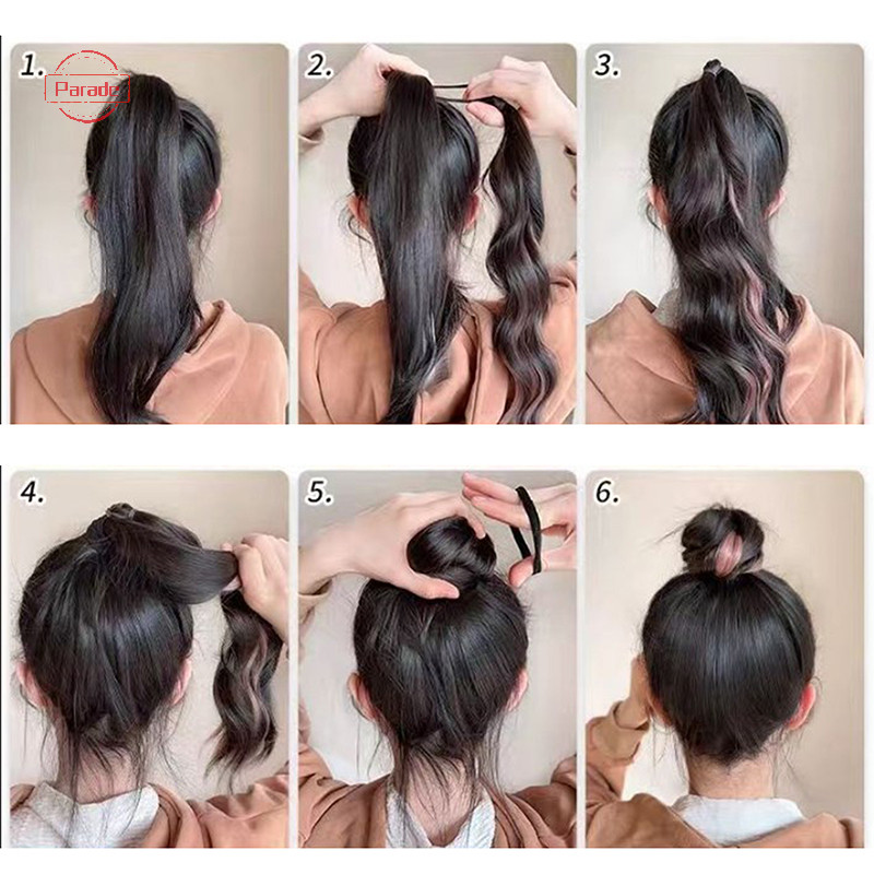 Parade Tự cuộn dây uốn tóc giả để tăng khối lượng tóc Bud Hair Bun Túi tóc Artifac VN