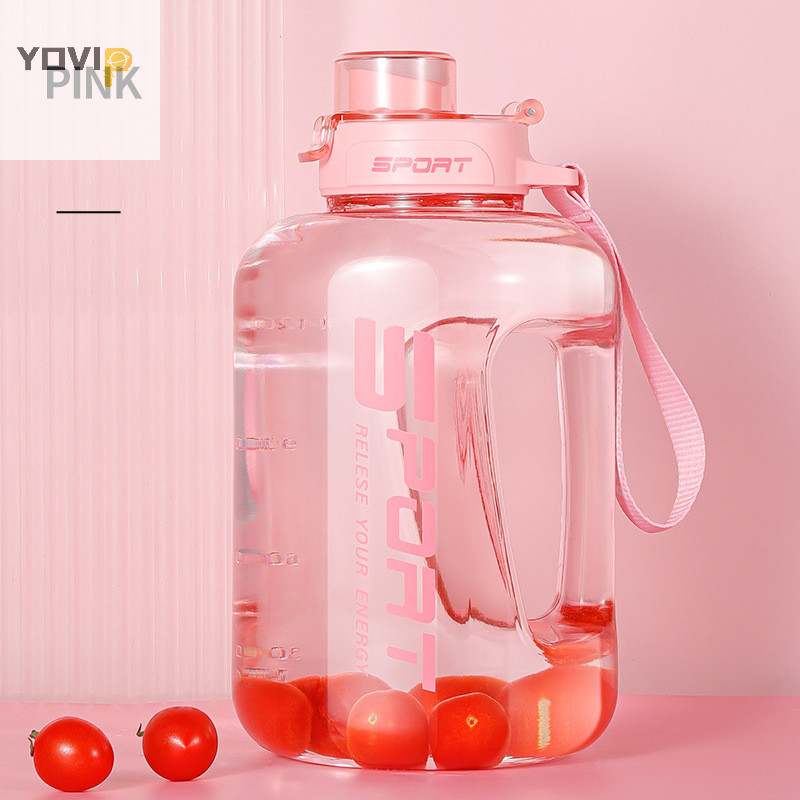 Yovip Dung Tích Lớn2500 / 1700ML Có Nắp Ống Hút Thể Thao Tập Gym Ấm Siêu Tốc Nước Cho Cắm Trại Du Lịch BPA Bình Uống Nước VN