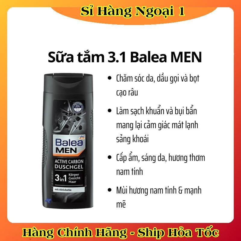 [DATE MỚI] Sữa tắm BALEA MEN Đức 3in1 Chai 300ml của Đức