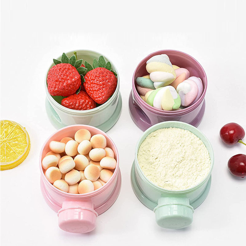 【3/4ngăn】Hộp chia sữa độc lập，Hộp chia sữa，Hộp chia sữa 3 tầng và 4 tầng tiện dụng cho bé，có quai cầm rất tiện lợi