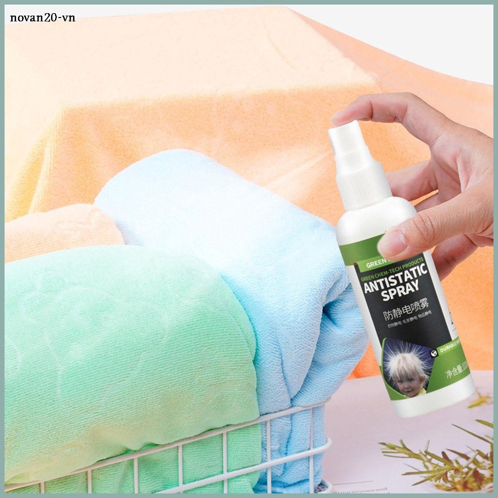 Static guard spray 100ml static schmatic cho quần áo natural static