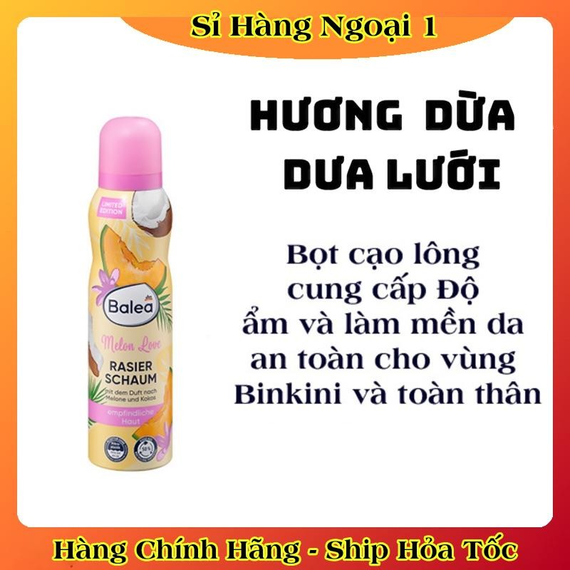 [CÓ CHE TÊN] Combo bộ Kem ức chế lông mọc chậm dưỡng da sau wax lông, cạo lông Balea Đức - Date mới Đủ Bill