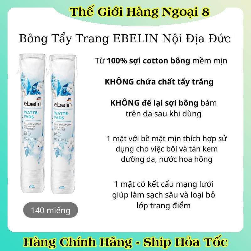 Bông Tẩy Trang Pháp Tetra Medical Carrés De Coton 500/600 miếng Le Soin Làl'état Pur của Pháp