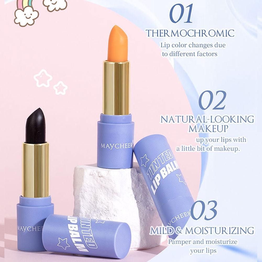 Maycheer Dưỡng Ẩm & Dưỡng Ẩm Son Dưỡng Môi Thay Đổi Lâu Dài Son Môi Y8