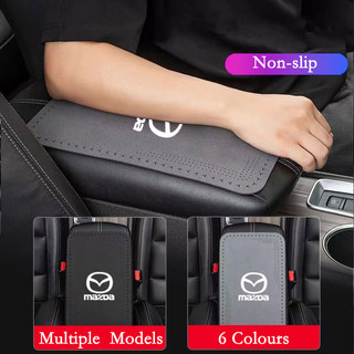 Miếng đệm bảo vệ tay vịn ô tô Mazda Chống trượt Tấm lót tay trung tâm chống mài mòn cho Mazda 3 2 5 CX3 RX8 BT50 323 CX8 CX30 RX7 626 CX7 NX5 CX9 Phụ kiện nội thất