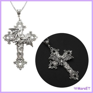 Marset Gothic Mặt dây chuyền Vòng cổ chữ thập Gothic Hoàn hảo cho nam nữ Cô gái