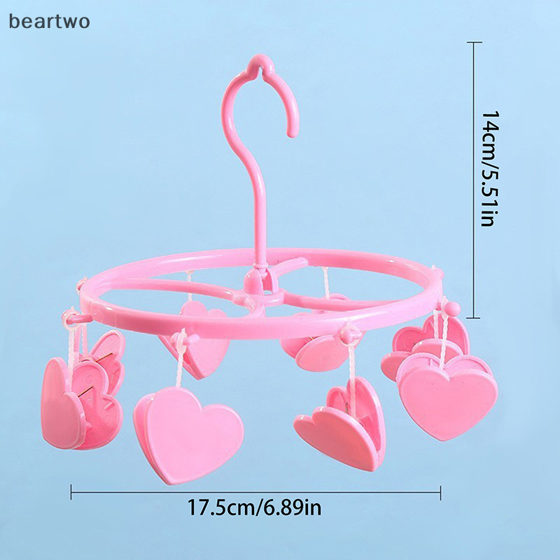 < Beartwo > Thanh treo móc quần áo dâu tây đáng yêu dễ thương Giá phơi tất chống gió Giá phơi đồ gia dụng Giá đựng đồ giặt tại nhà Đẹp