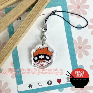 (ĐẦU CHIBI) Móc dây treo điện thoại MASHLE: MAGIC AND MUSCLES in hình Cơ bắp và phép thuật anime mica acrylic khóa