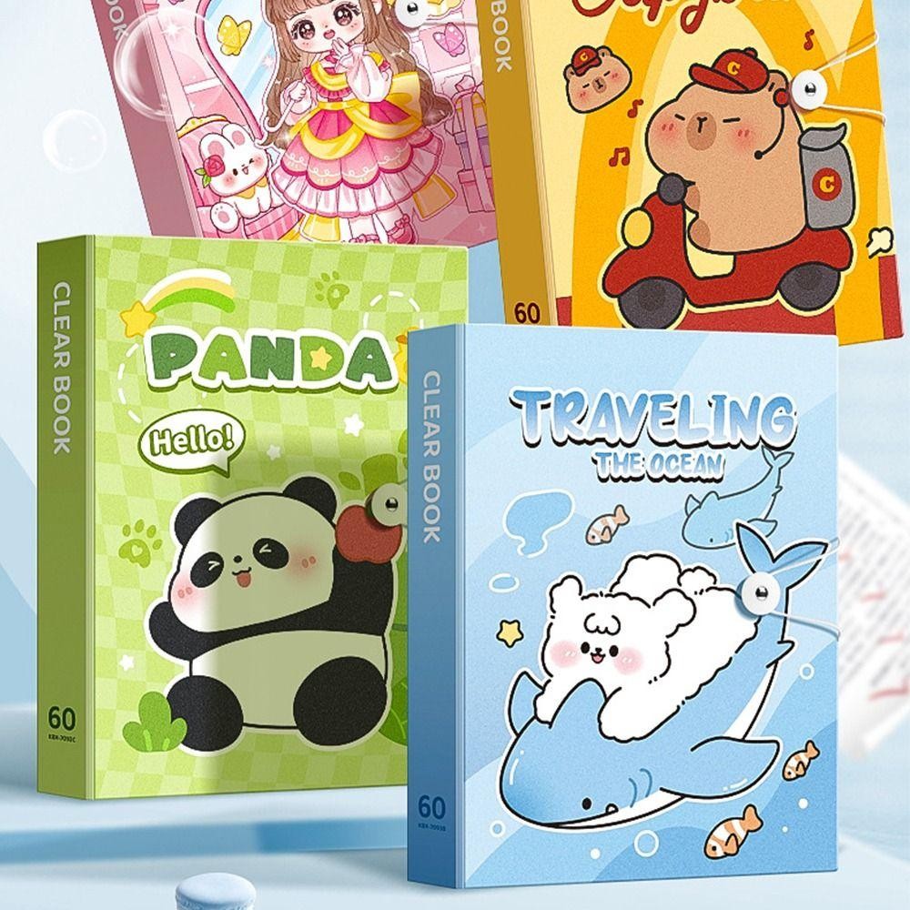 Túi đựng tài liệu A4 HIGHVIEWLS, Thư mục tập tin Capibara dung lượng lớn, Thư mục phong bì di động Túi đựng giấy kiểm tra chống nước cho học sinh và nhân viên văn phòng
