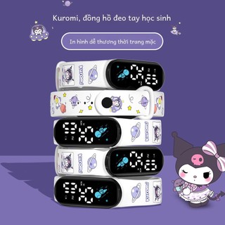 Đồng hồ cho bé Kuromi – Chống nước, phong cách thể thao, họa tiết hoạt hình cá tính
