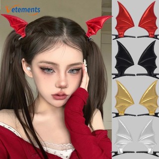 1-5 Cặp Kẹp Tóc Hình Cánh Dơi Nhiều Màu - Gothic Punk Devil Kẹp Tóc - Tiệc Halloween Cosplay Dress Up Barrettes