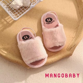 Mg-infant Bé Gái Dép Sang Trọng Chống Trơn Trượt Đế Mềm Trong Nhà Tập Đi Prewalker Đầu Tiên Giày Tập Đi