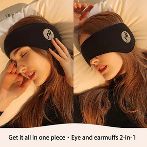 Julyhot Bịt tai cách âm ngủ mùa đông, giữ ấm tai, nút tai chống ồn unisex
